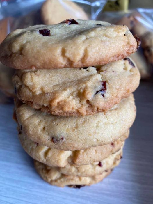 Ginger & Cranberry Biscuits